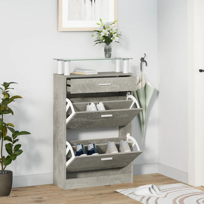 Schuhschrank 63X24X104 Cm Holzwerkstoff