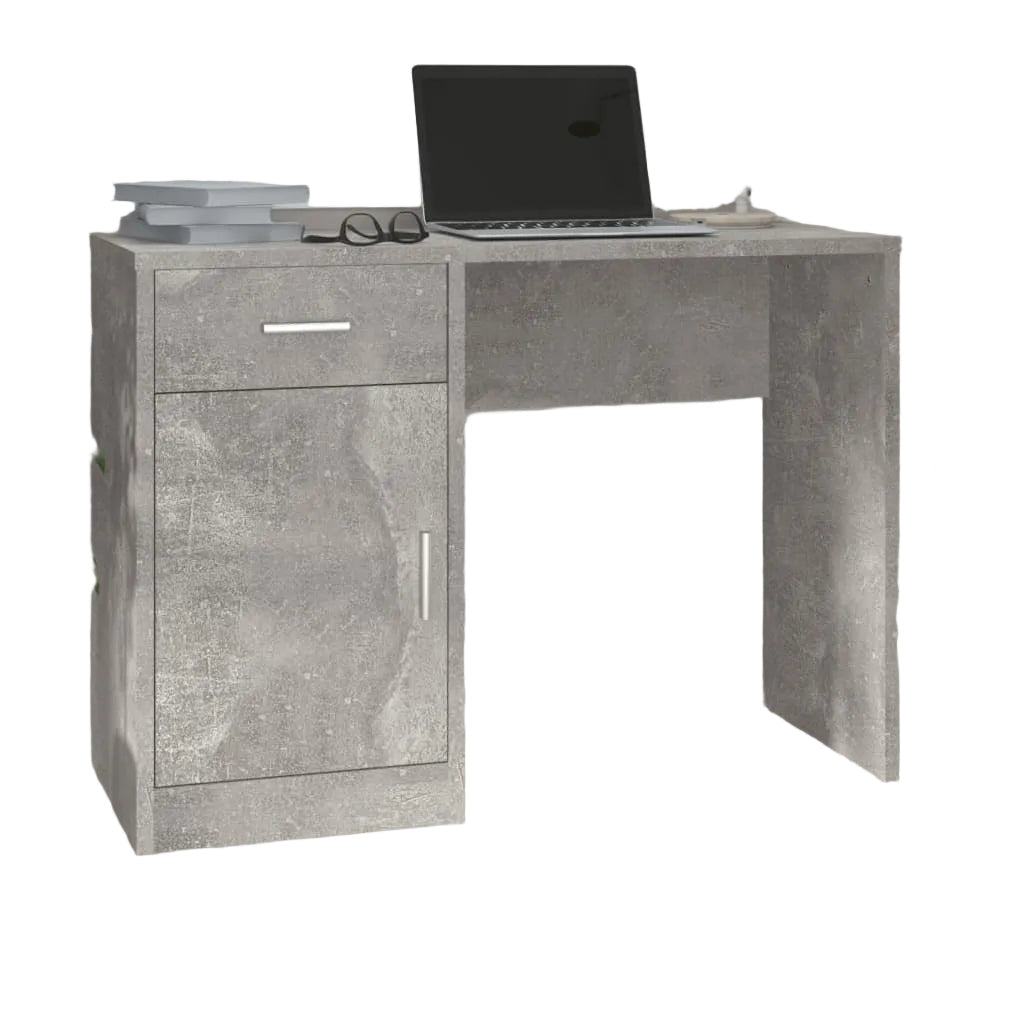 Schreibtisch Mit Schublade Und Schrank 100X40X73 Cm