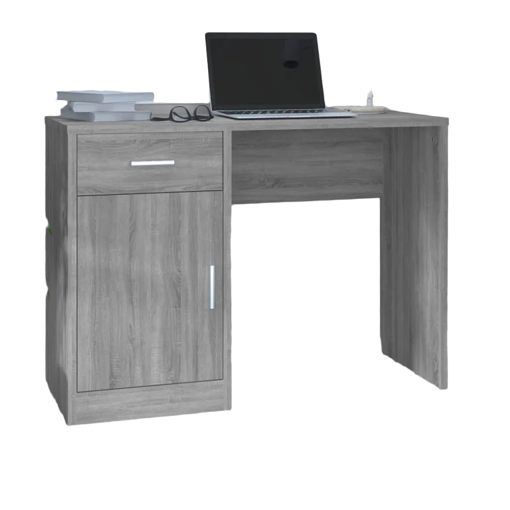 Schreibtisch Mit Schublade Und Schrank 100X40X73 Cm