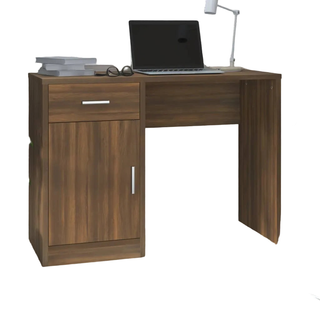 Schreibtisch Mit Schublade Und Schrank 100X40X73 Cm