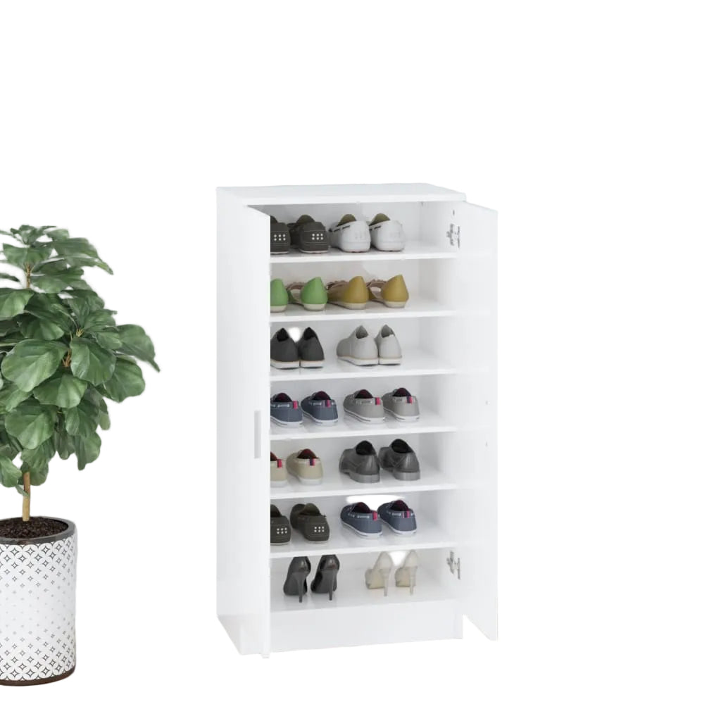 Schuhschrank 55X35X108 Cm Holzwerkstoff