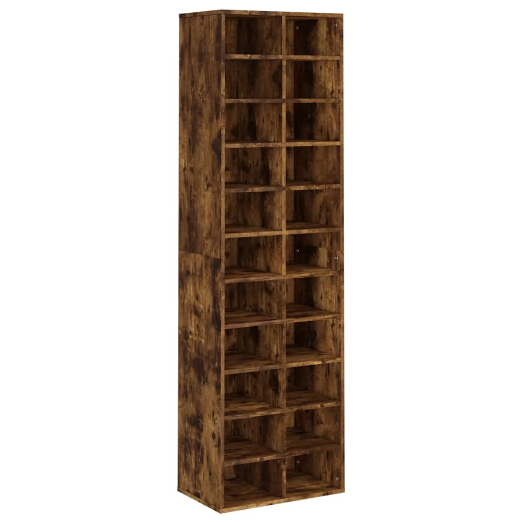 Schuhschrank Weiß 54x34x183 cm Holzwerkstoff