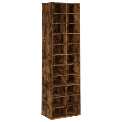 Schuhschrank Weiß 54x34x183 cm Holzwerkstoff