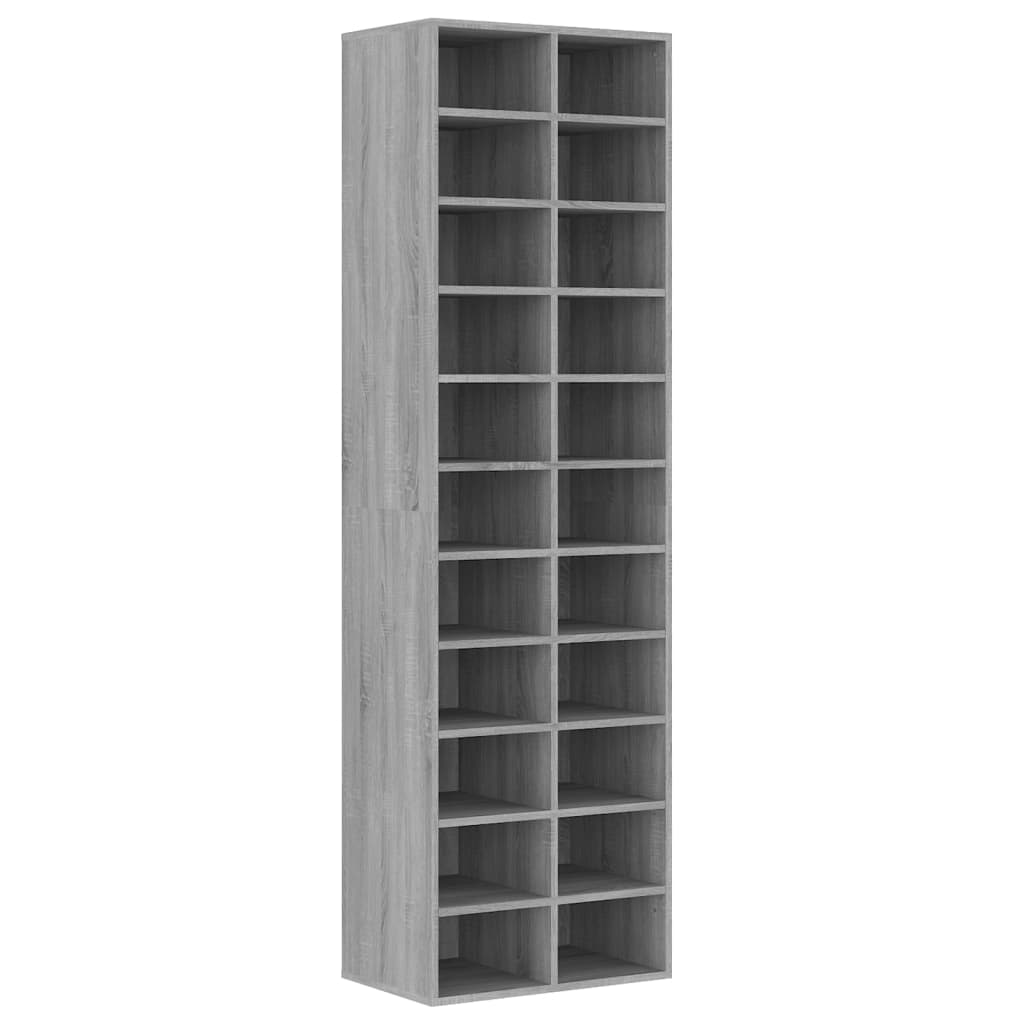 Schuhschrank Weiß 54x34x183 cm Holzwerkstoff