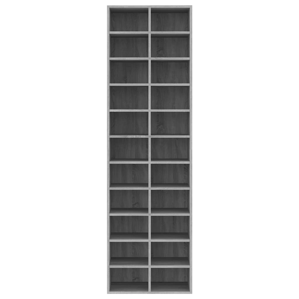 Schuhschrank Weiß 54x34x183 cm Holzwerkstoff