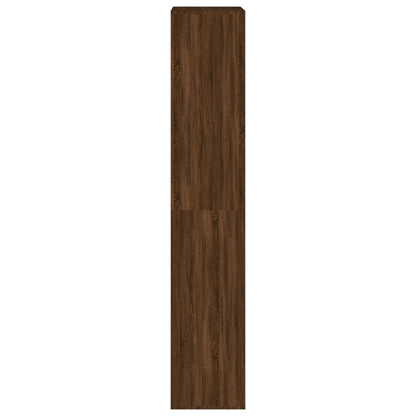 Schuhschrank Weiß 54x34x183 cm Holzwerkstoff