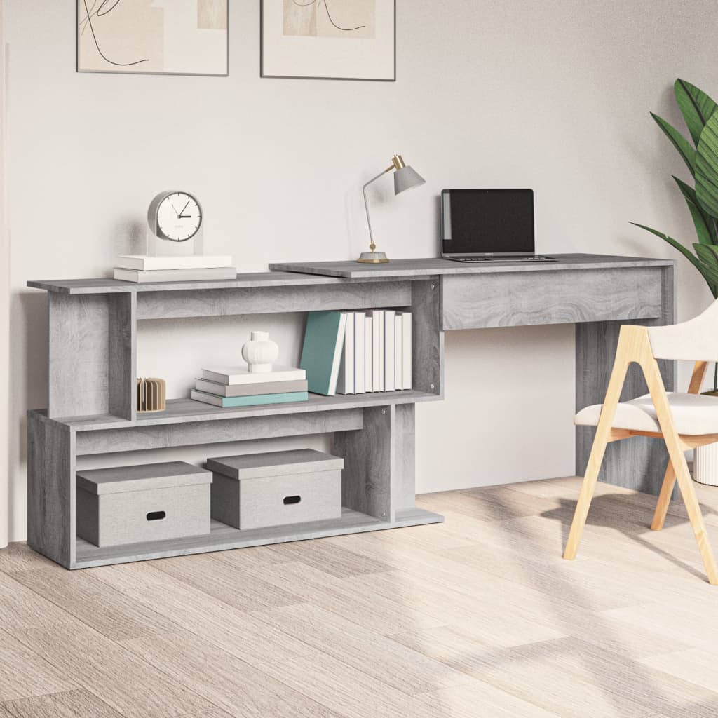 Eckschreibtisch 200,5X50X76 Cm Holzwerkstoff