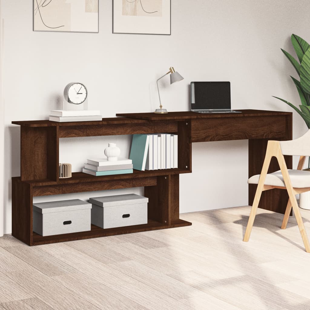 Eckschreibtisch 200,5X50X76 Cm Holzwerkstoff