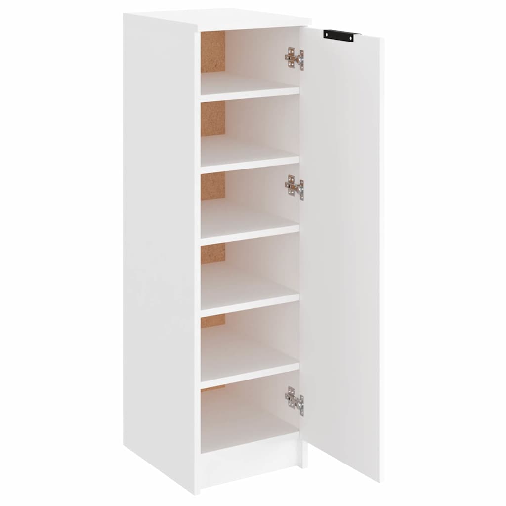 Schuhschrank Weiß 30x35x100 cm Holzwerkstoff