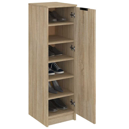Schuhschrank Weiß 30x35x100 cm Holzwerkstoff