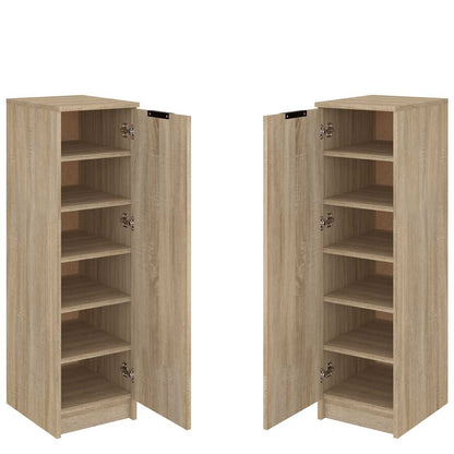 Schuhschrank Weiß 30x35x100 cm Holzwerkstoff
