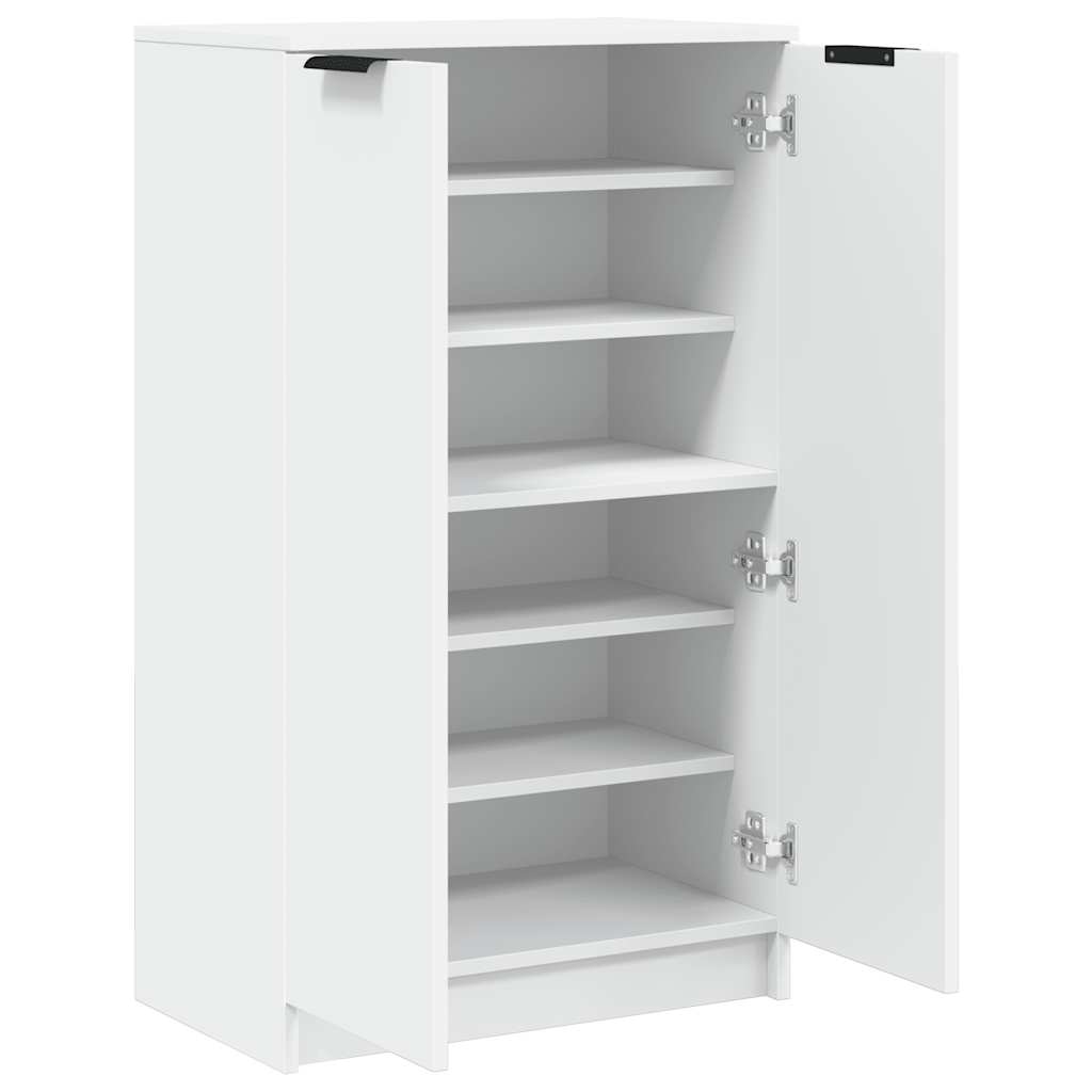 Schuhschrank Schwarz 59x35x100 cm Holzwerkstoff