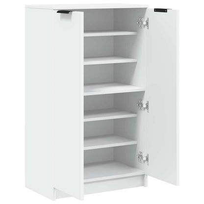 Schuhschrank Schwarz 59x35x100 cm Holzwerkstoff