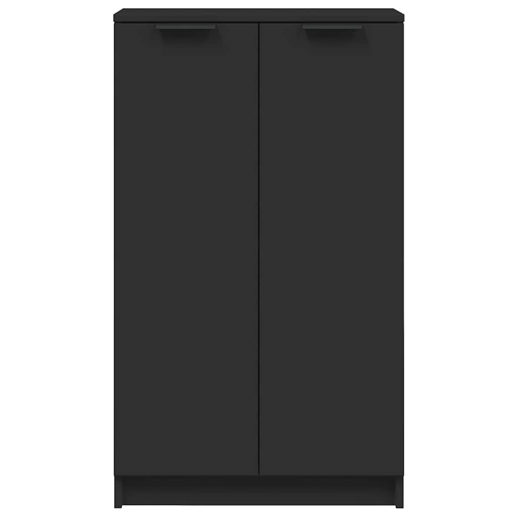 Schuhschrank Schwarz 59x35x100 cm Holzwerkstoff