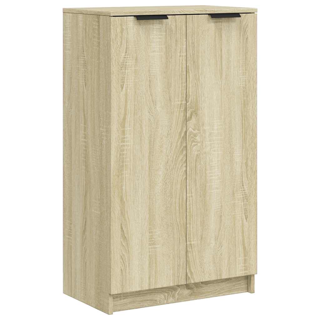 Schuhschrank Schwarz 59x35x100 cm Holzwerkstoff