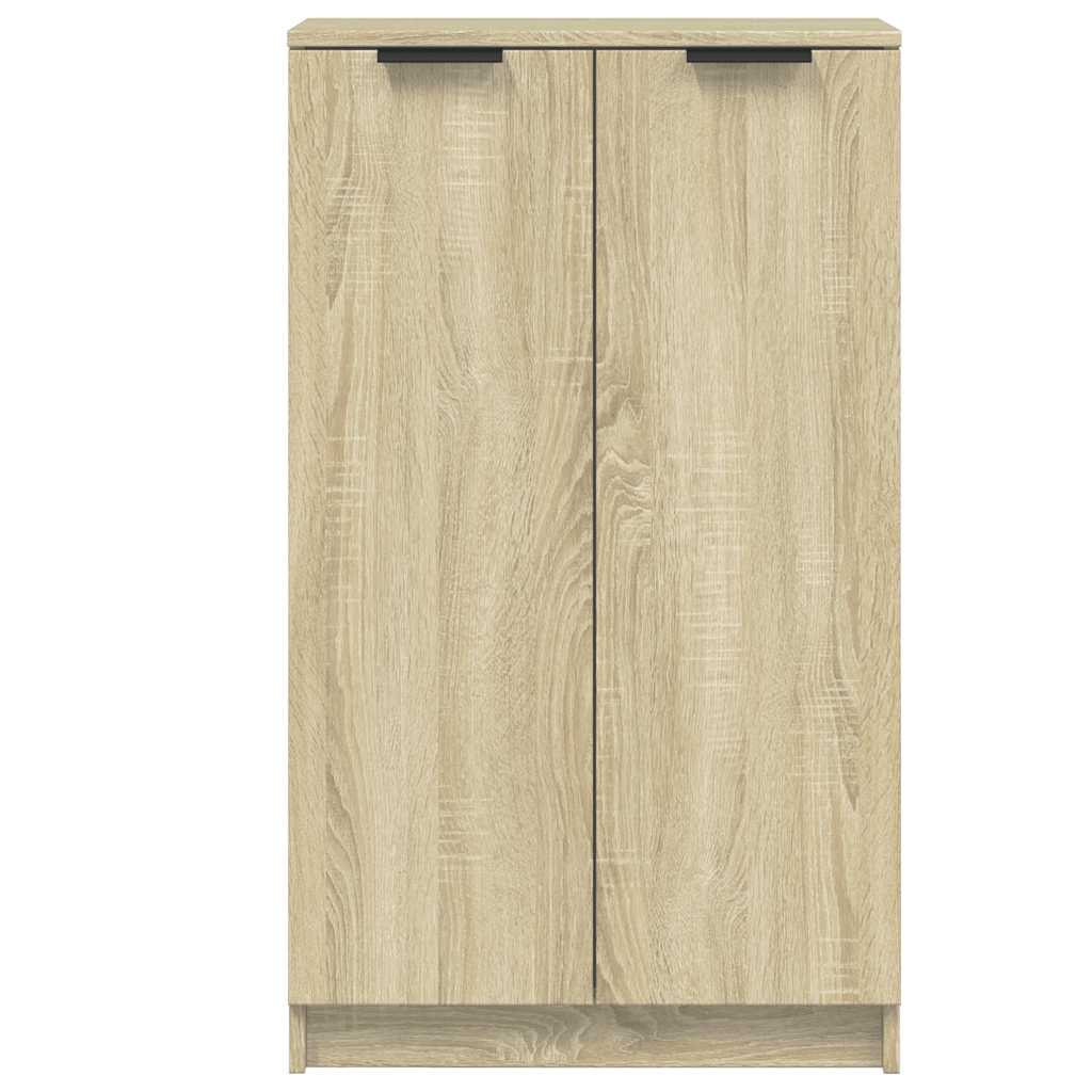 Schuhschrank Schwarz 59x35x100 cm Holzwerkstoff