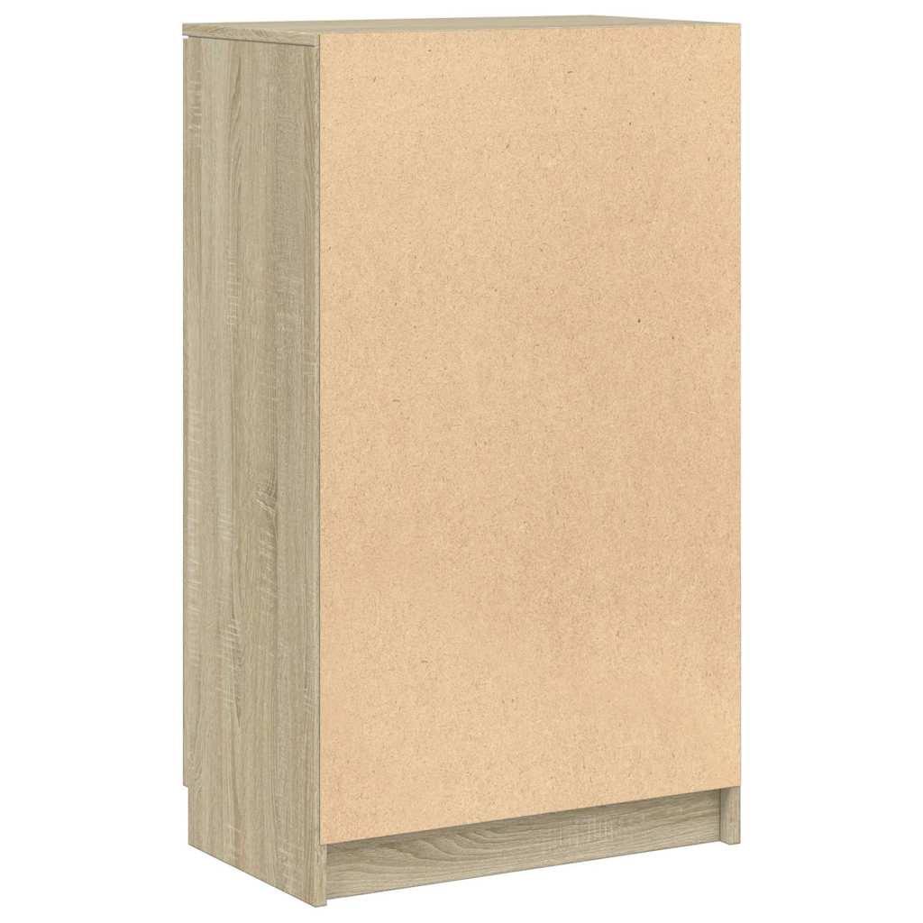Schuhschrank Schwarz 59x35x100 cm Holzwerkstoff