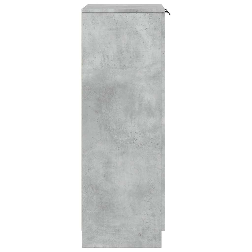 Schuhschrank Schwarz 59x35x100 cm Holzwerkstoff