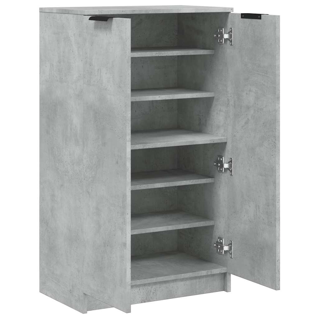 Schuhschrank Schwarz 59x35x100 cm Holzwerkstoff