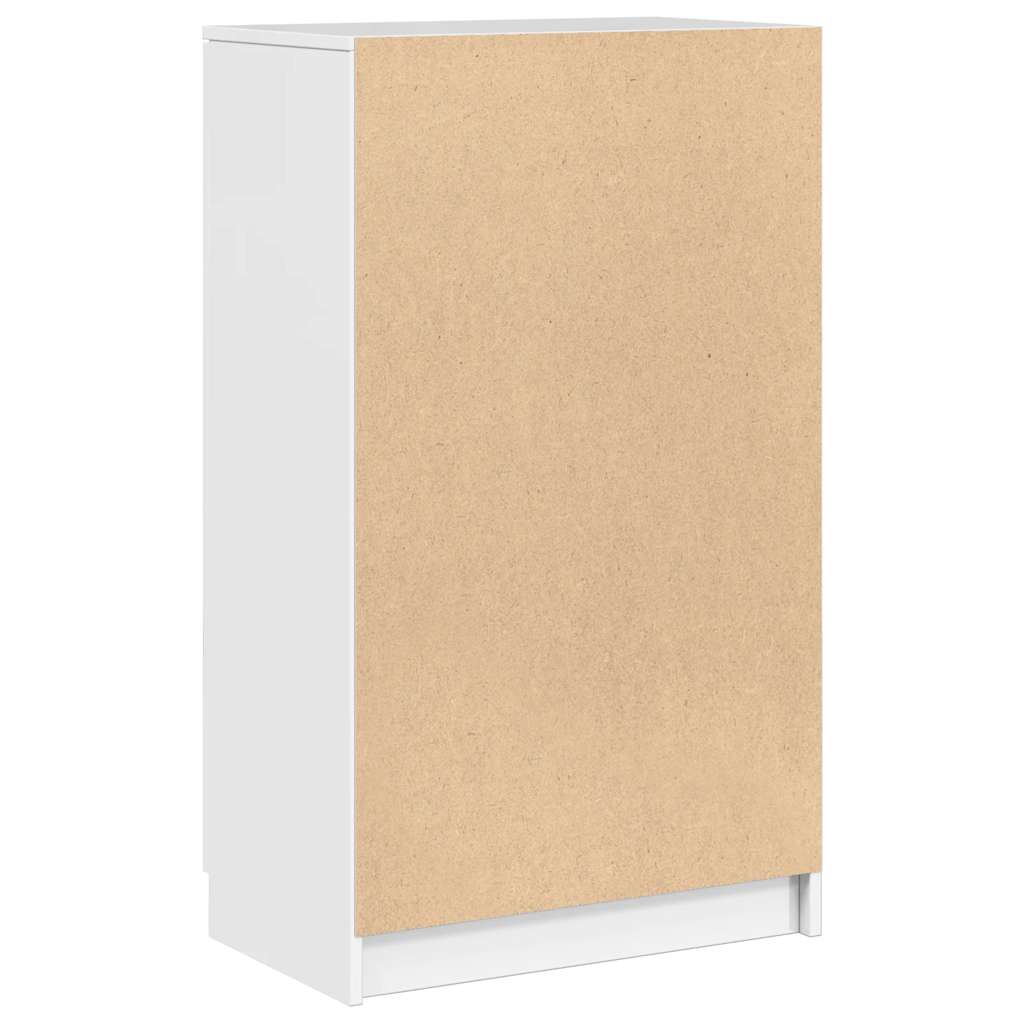 Schuhschrank Schwarz 59x35x100 cm Holzwerkstoff