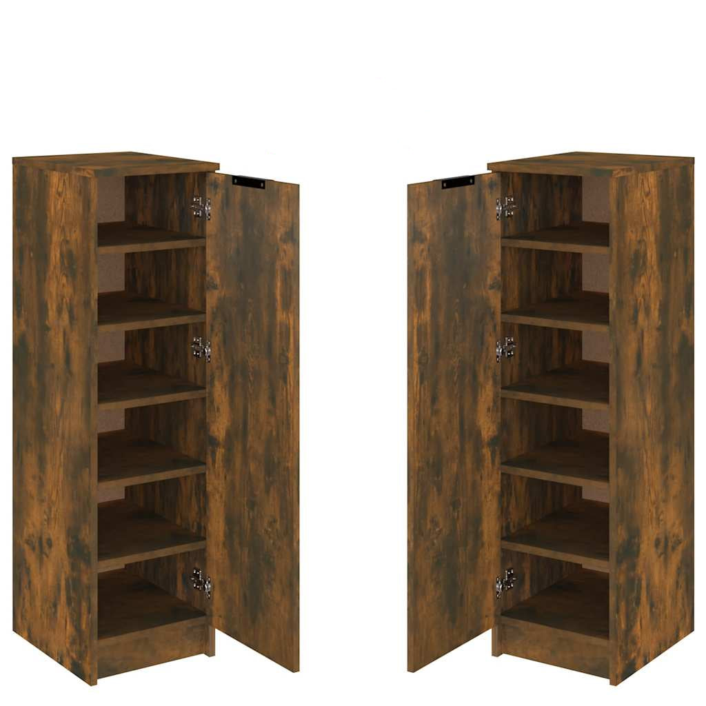 Schuhschrank Weiß 30x35x100 cm Holzwerkstoff