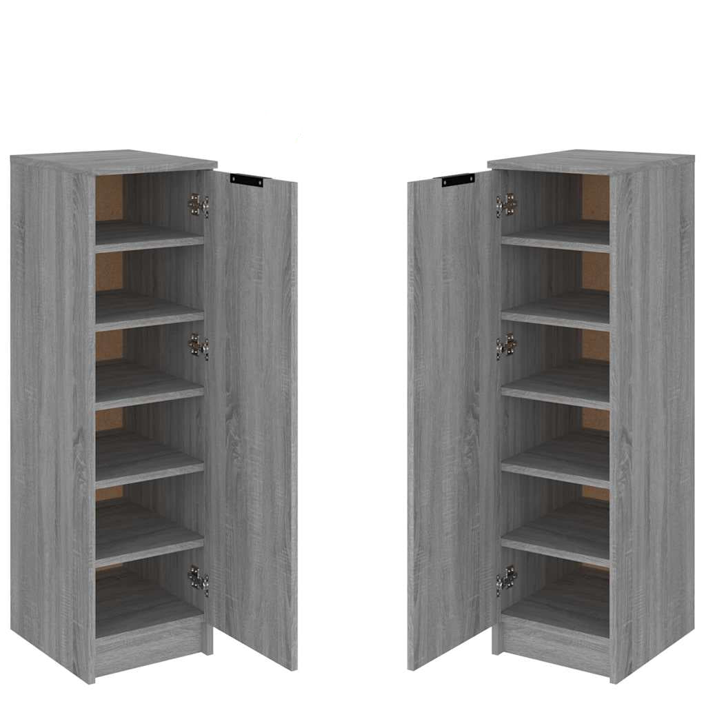 Schuhschrank Weiß 30x35x100 cm Holzwerkstoff