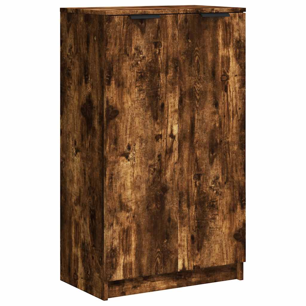 Schuhschrank Schwarz 59x35x100 cm Holzwerkstoff