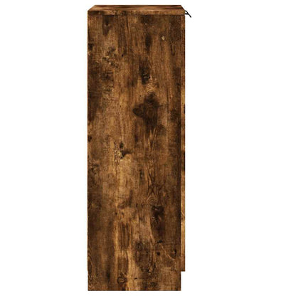 Schuhschrank Schwarz 59x35x100 cm Holzwerkstoff
