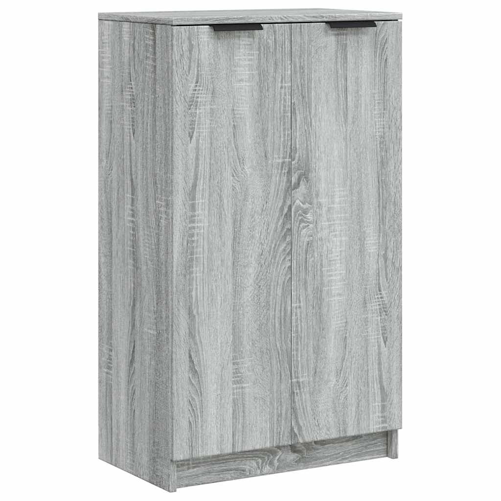 Schuhschrank Schwarz 59x35x100 cm Holzwerkstoff