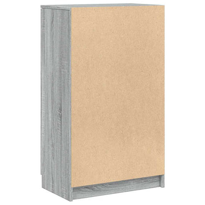 Schuhschrank Schwarz 59x35x100 cm Holzwerkstoff