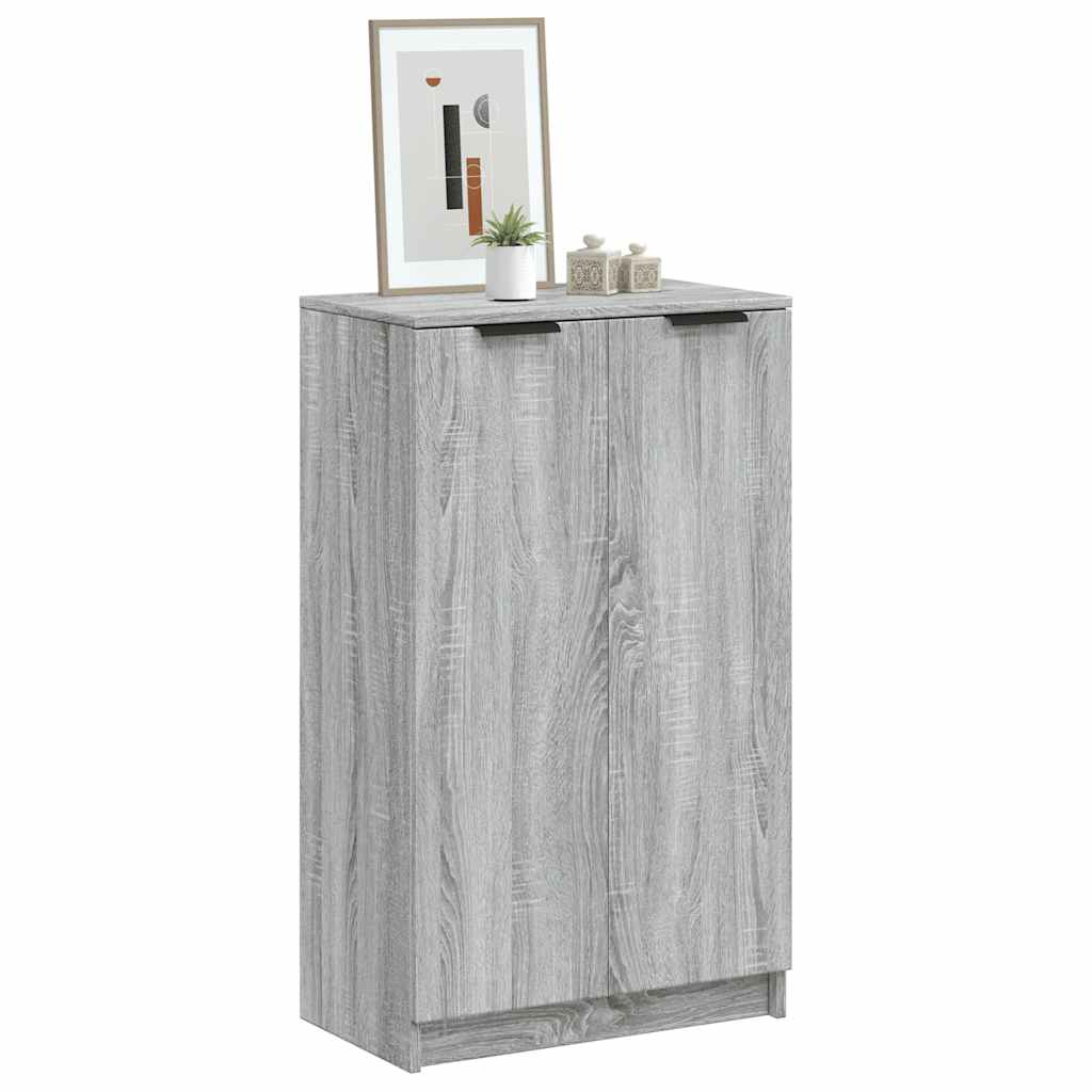 Schuhschrank Schwarz 59x35x100 cm Holzwerkstoff