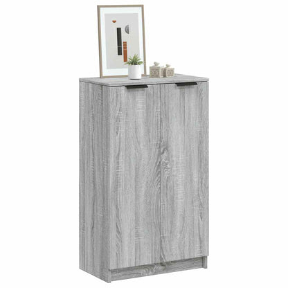 Schuhschrank Schwarz 59x35x100 cm Holzwerkstoff