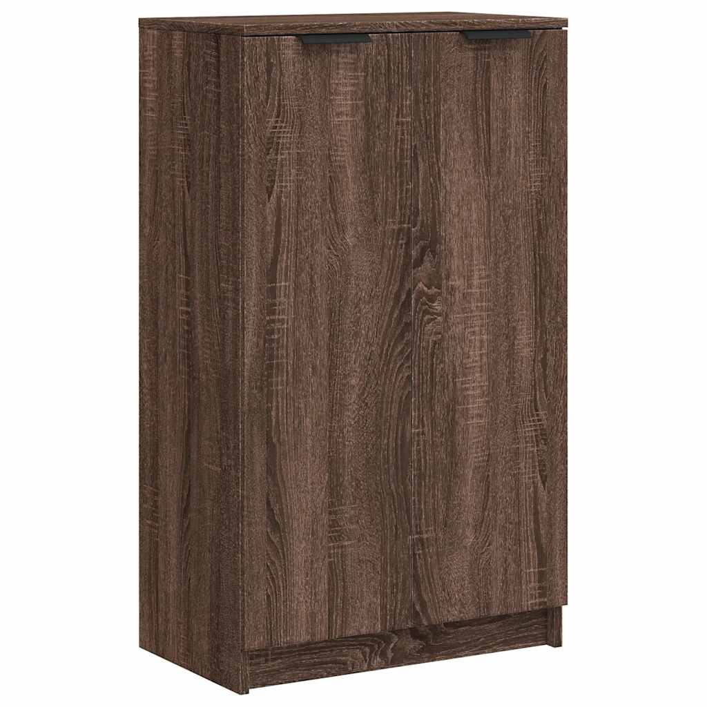 Schuhschrank Schwarz 59x35x100 cm Holzwerkstoff