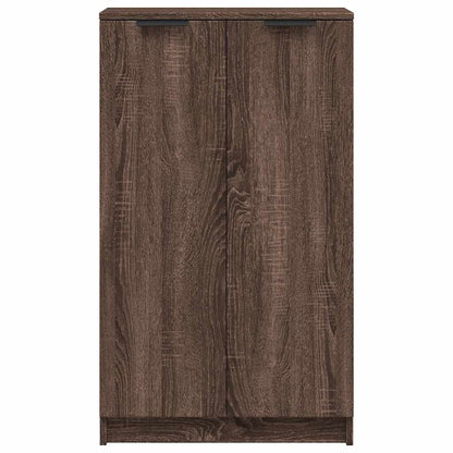 Schuhschrank Schwarz 59x35x100 cm Holzwerkstoff