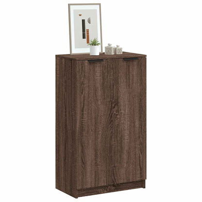 Schuhschrank Schwarz 59x35x100 cm Holzwerkstoff