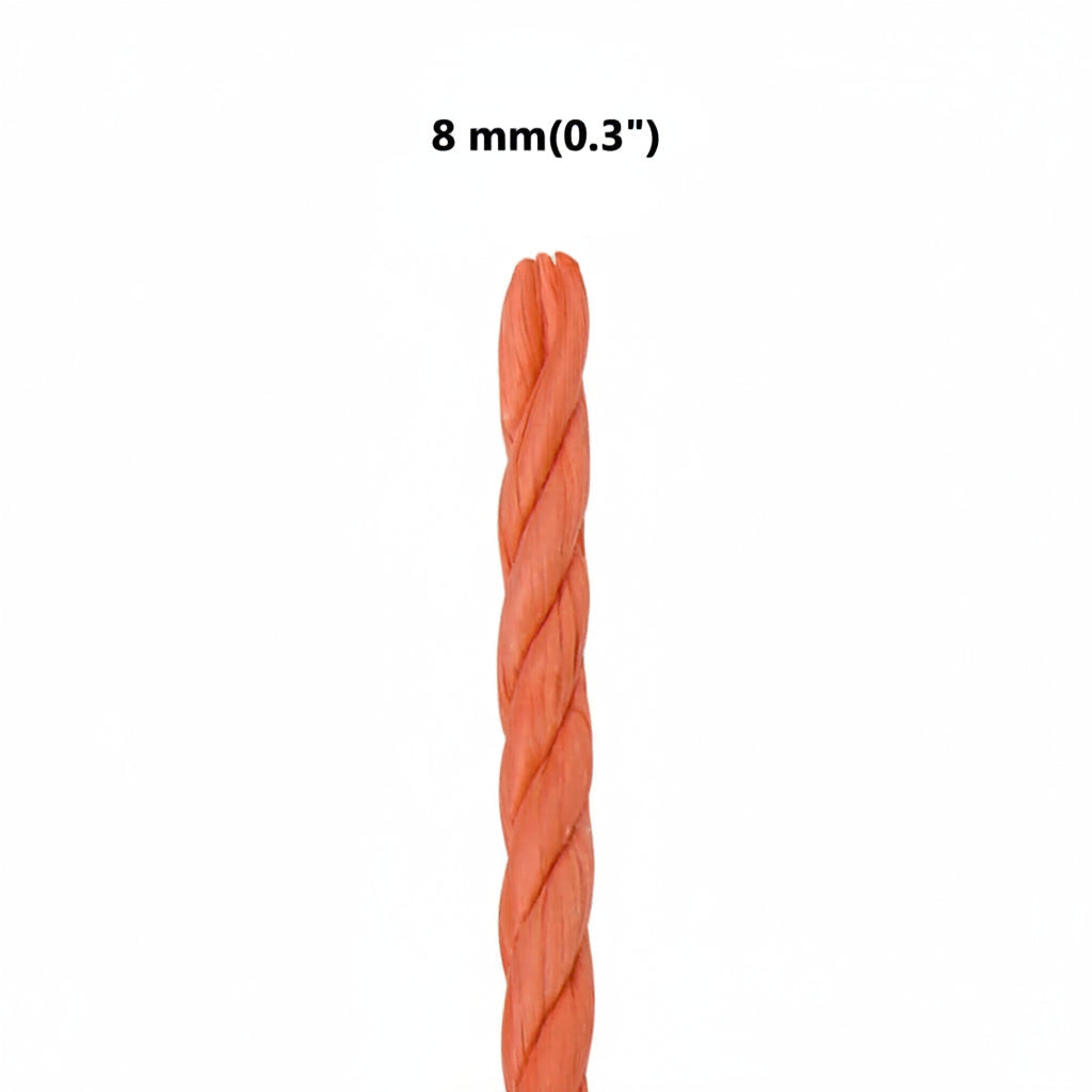 Arbeitseil 8mm, für den universellen Einsatz, 50-500 Meter