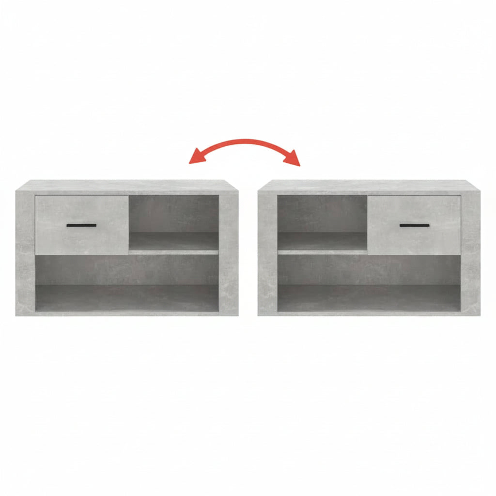 Schuhschrank 80X35X45 Cm Holzwerkstoff