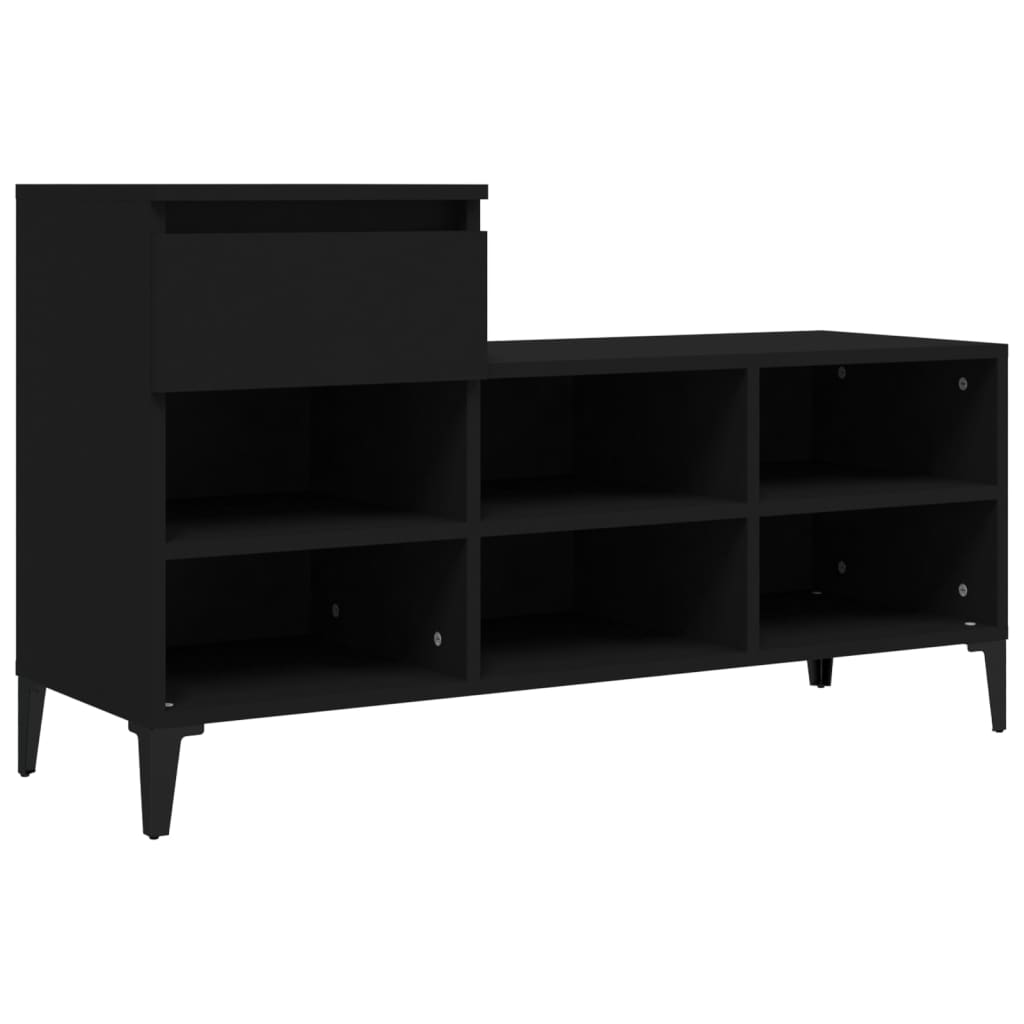 Schuhregal Weiß 102x36x60 cm Holzwerkstoff