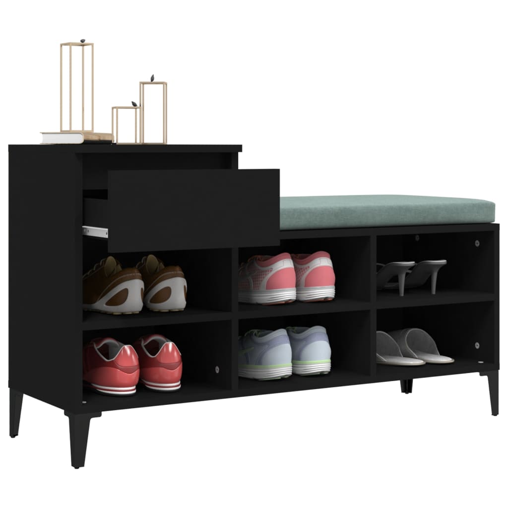 Schuhregal Weiß 102x36x60 cm Holzwerkstoff