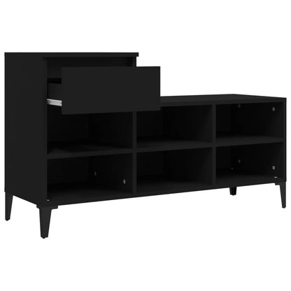 Schuhregal Weiß 102x36x60 cm Holzwerkstoff