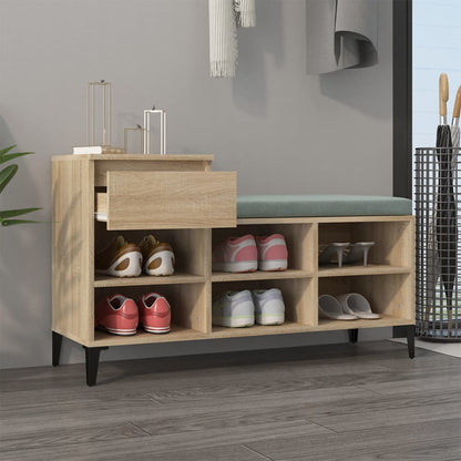 Schuhregal Weiß 102x36x60 cm Holzwerkstoff