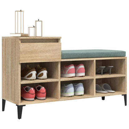 Schuhregal Weiß 102x36x60 cm Holzwerkstoff