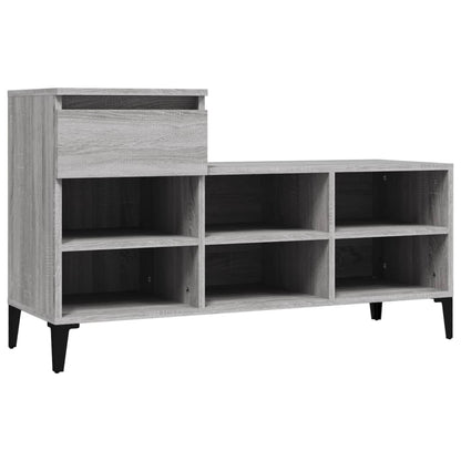 Schuhregal Weiß 102x36x60 cm Holzwerkstoff