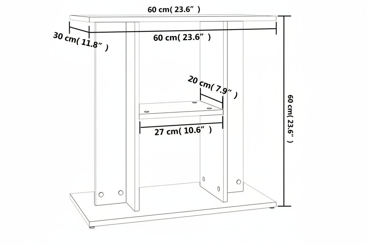 Aquarienschrank | Aquarientisch | Aquarienständer | 60 x 30 x 60 cm | Farbwahl