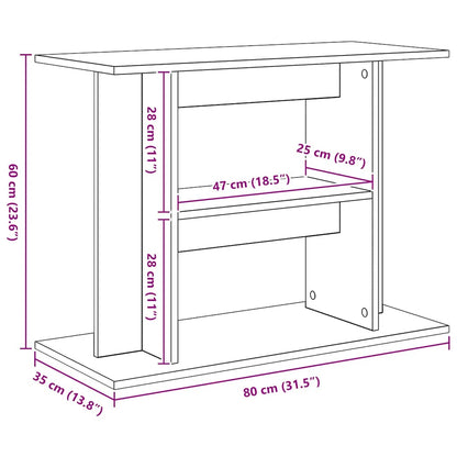 Aquarienschrank | Aquarientisch | Aquarienständer | 80 x 35 x 60 cm | Farbwahl
