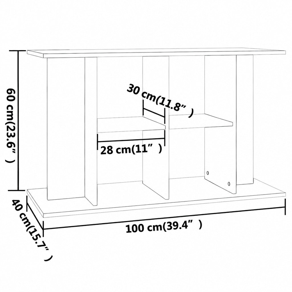Aquarienschrank | Aquarientisch | Aquarienständer | 100 x 40 x 60 cm | Farbwahl