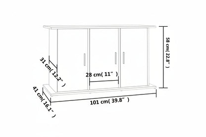 Aquarienschrank | Aquarientisch | Aquarienständer | 101 x 41 x 58 cm | Farbwahl
