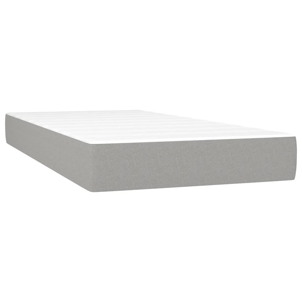 Boxspringbett mit hoher Rückenlehne, inkl. Matratze 80x200 cm
