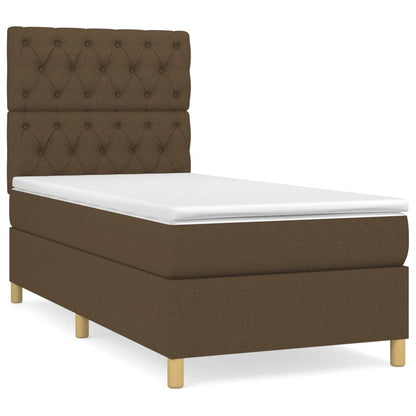 Boxspringbett mit hoher Rückenlehne, inkl. Matratze 80x200 cm