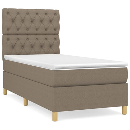 Boxspringbett mit hoher Rückenlehne, inkl. Matratze 80x200 cm
